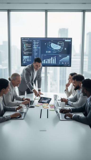 Free Collaborative Innovation Meeting Image - Teamwork, Collaboration ...