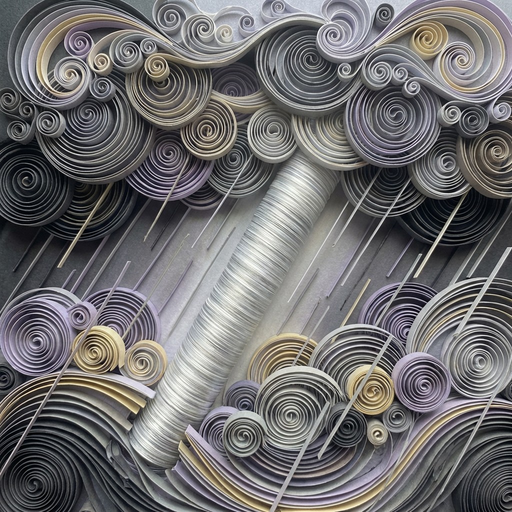 Free Stormy Paper Clouds Image - Quilling, Papercraft, Storm | Download ...