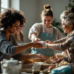 Free Generations Working Together Image - Volunteers, Community ...