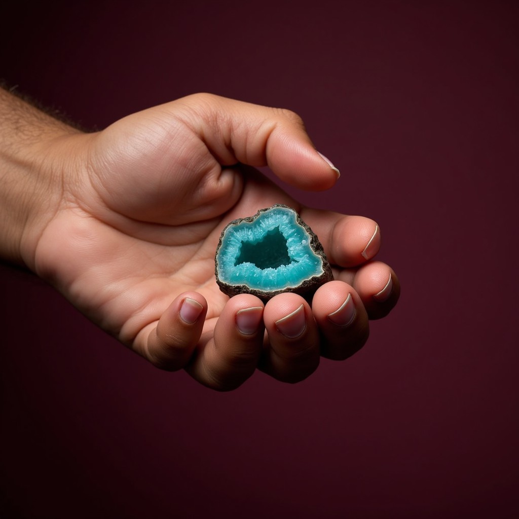 Teal Geode Computer Background Free Teal Geode Grasp Image - Geode, Crystal, Teal | Download at StockCake