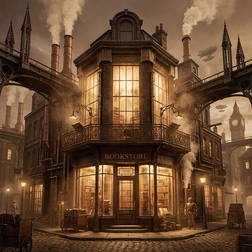 Free Steampunk Literary Haven Image - Steampunk, Bookstore, Victorian ...