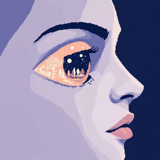 Free Pixelated Moon Gaze Image - Eye, Pixel, Art | Download at StockCake