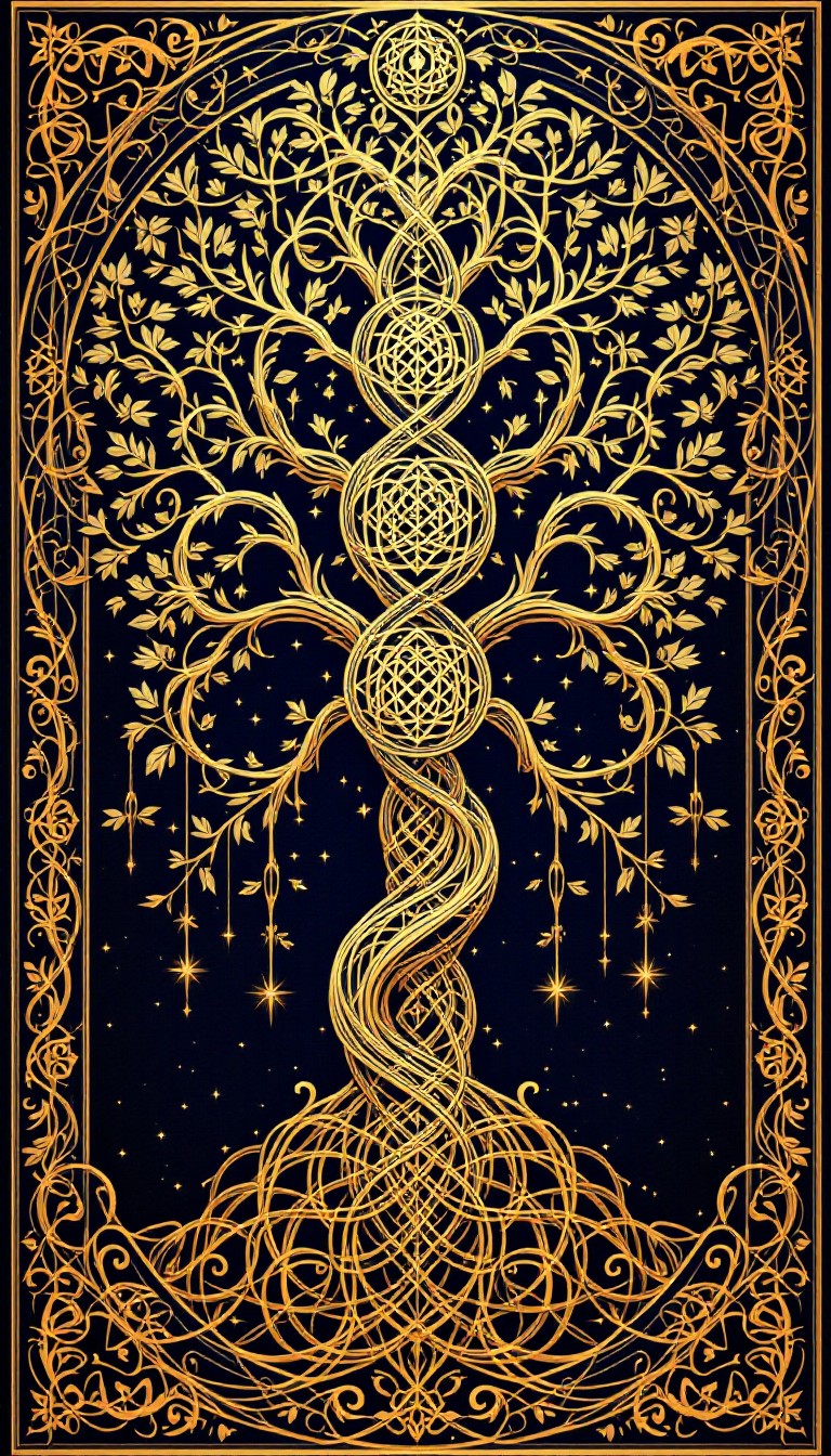 Free Mystical Golden Tree Image - Mystical, Golden, Celtic | Download ...