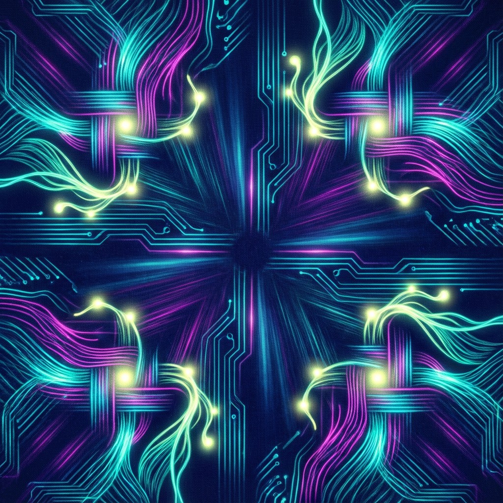 Free Glowing Circuit Pattern Image - Futuristic, Pattern, Glowing ...
