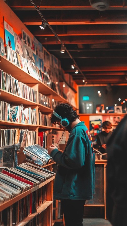 Free Browsing Music Collection Photo Person Headphones Music