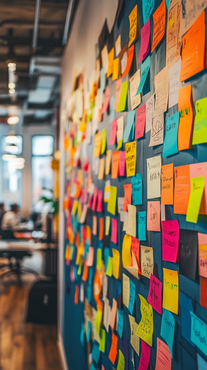 Free Colorful sticky notes Image - Office, Sticky Notes, Wall ...