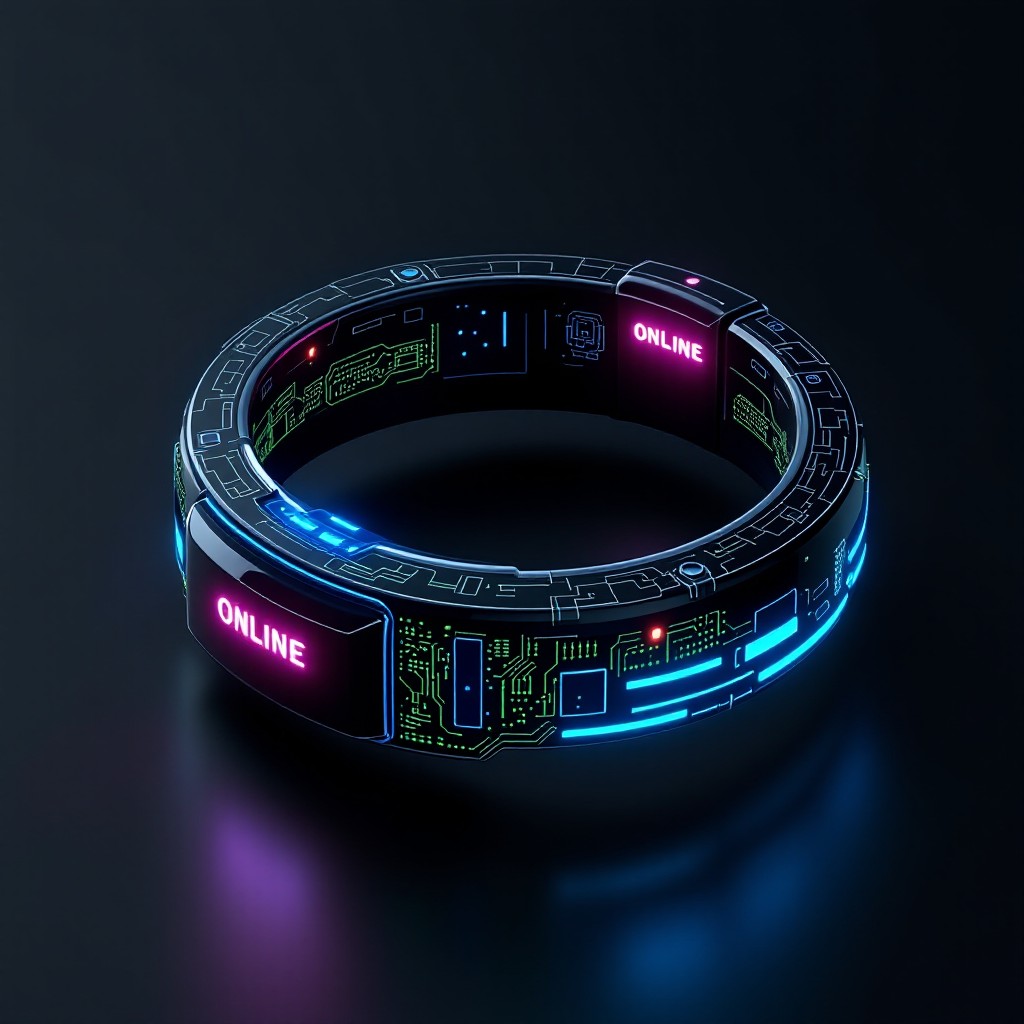 Free Cyberpunk Tech Ring Image - Cyberpunk, Futuristic, Ring | Download ...