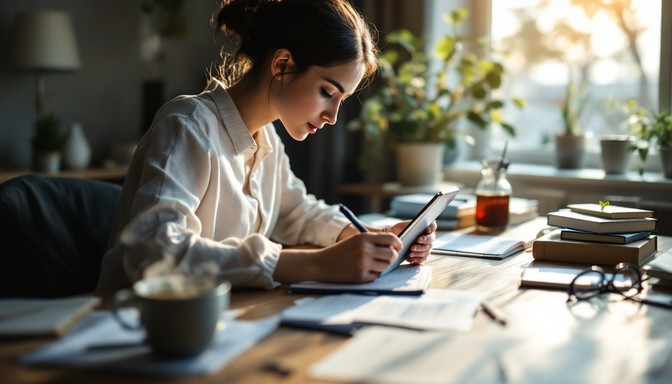 Study Relaxing Free Peaceful Study Session Image - Studying, Workspace, Desk ...