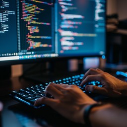 Free Coding Workstation Glow Image - Coding, Programmer, Computer ...