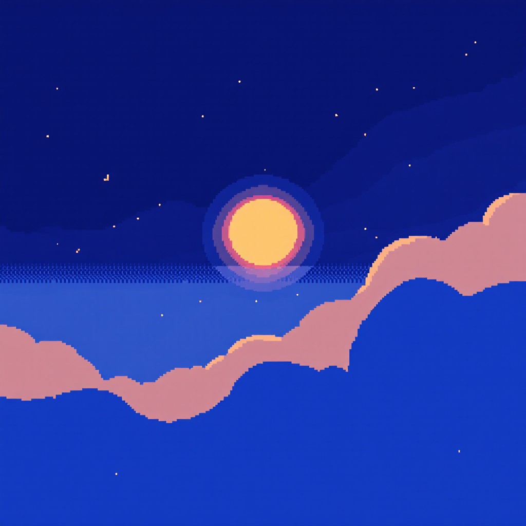 Free Pixel Twilight Serenity Image - Pixel, Pixelart, Minimalist ...