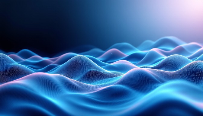 Free Flowing Digital Waves Image - Waves, Digital, Blue | Download at ...