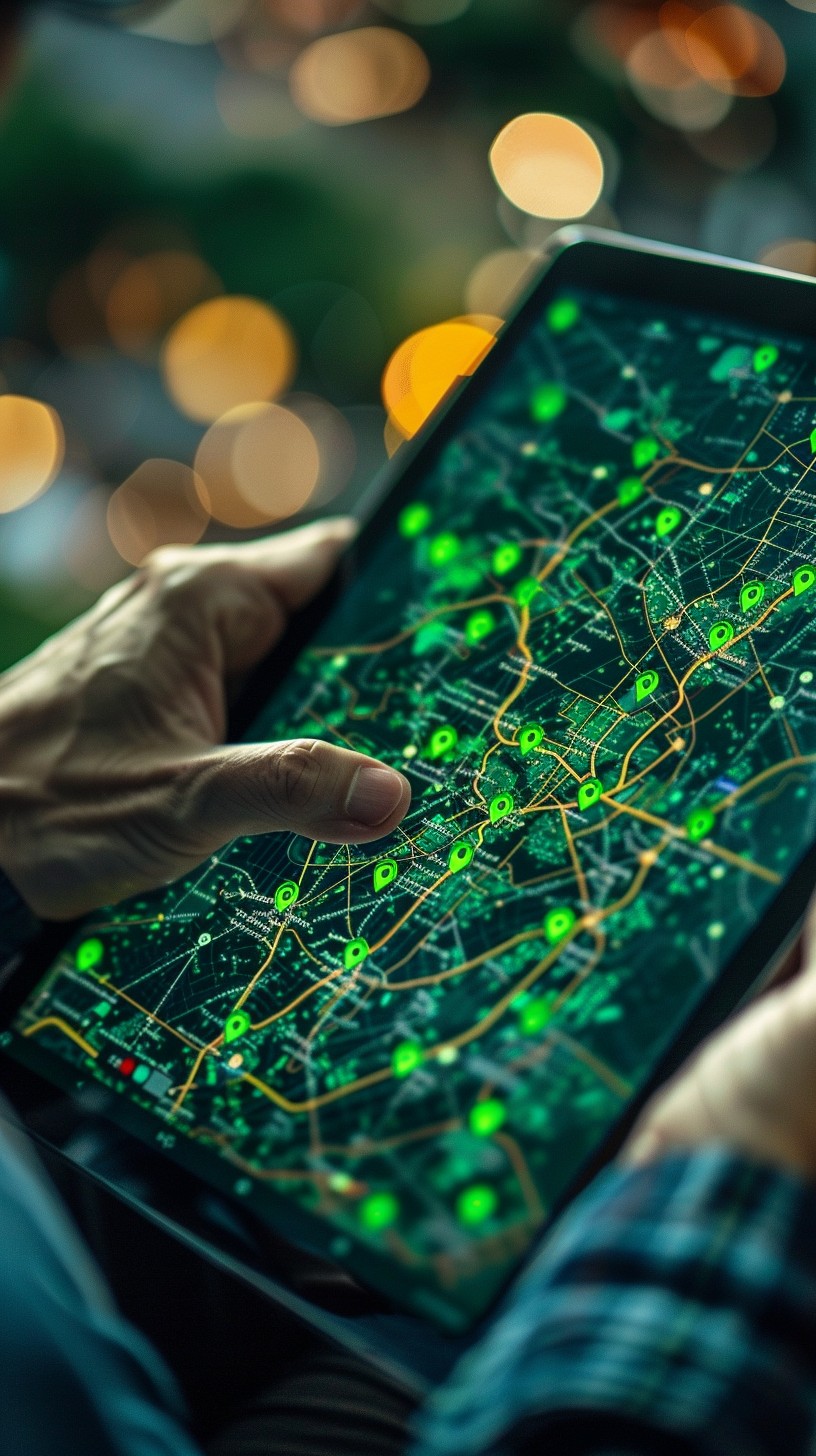 Free Interactive Map Exploration Image - Technology, Map, Tablet ...