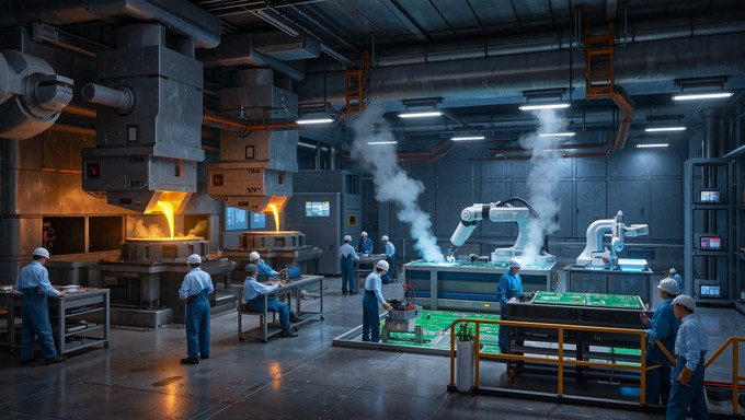 High Tech Foundry Free Foundry Meets Future Image - Foundry, Technology, Manufacturing ...