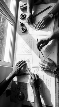 Free Engineering Team Planning Image - Engineering, Blueprint, Teamwork ...