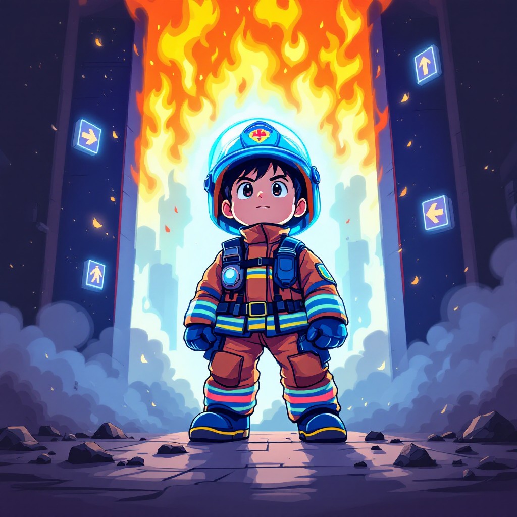 Free Brave Little Firefighter Image - Firefighter, Anime, Hero ...