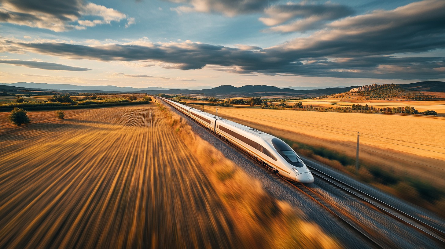 Free Speeding bullet train Image - Train, Speed, Landscape | Download ...