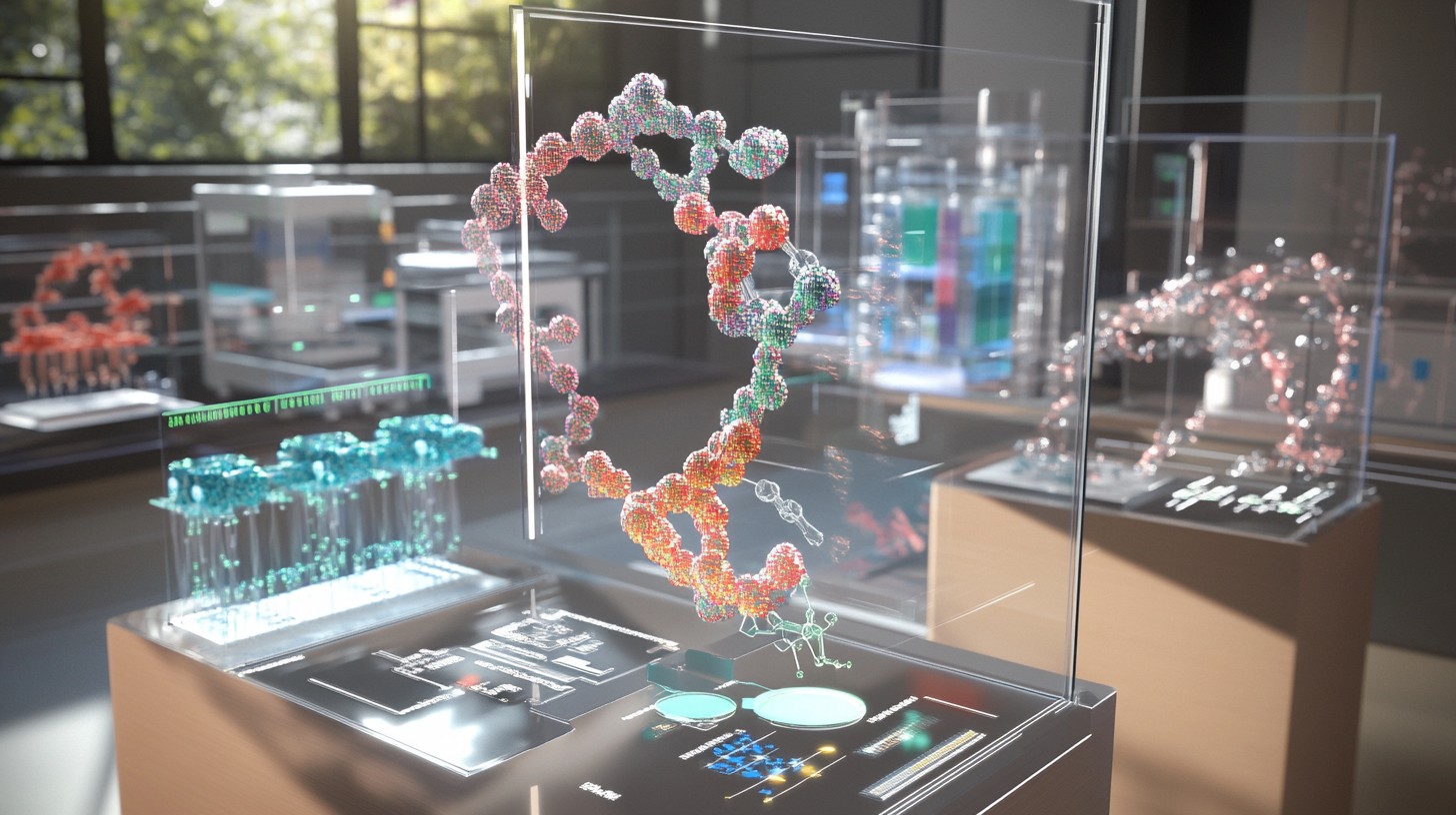 First Lab Molecular Free Advanced Molecular Display Image - Laboratory, Technology ...