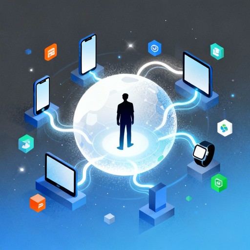 Free Connected Digital Ecosystem Image - Technology, Illustration ...