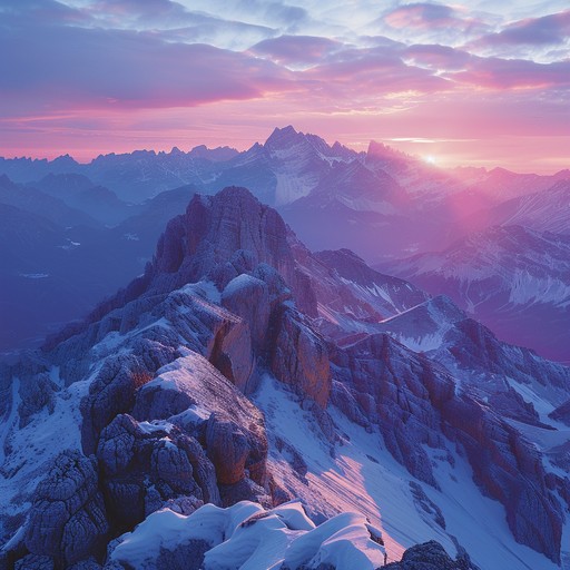 Free Snowy Mountain Sunset Image - Mountain, Sunset, Snow | Download at ...