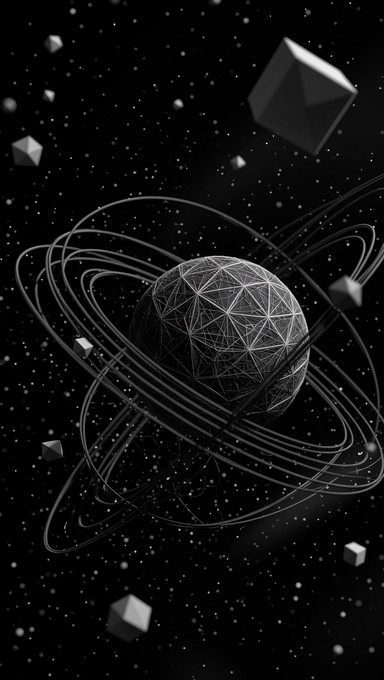 Geometric Patterns In Space Free Abstract Space Architecture Image - Abstract, Space, Geometric ...