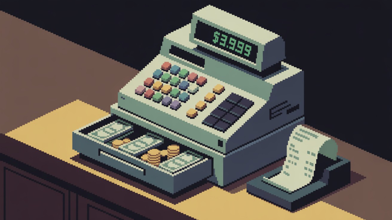 Pixel Register Free Retro Cash Register Photo - Pixel, Register, Cash | Download at ...
