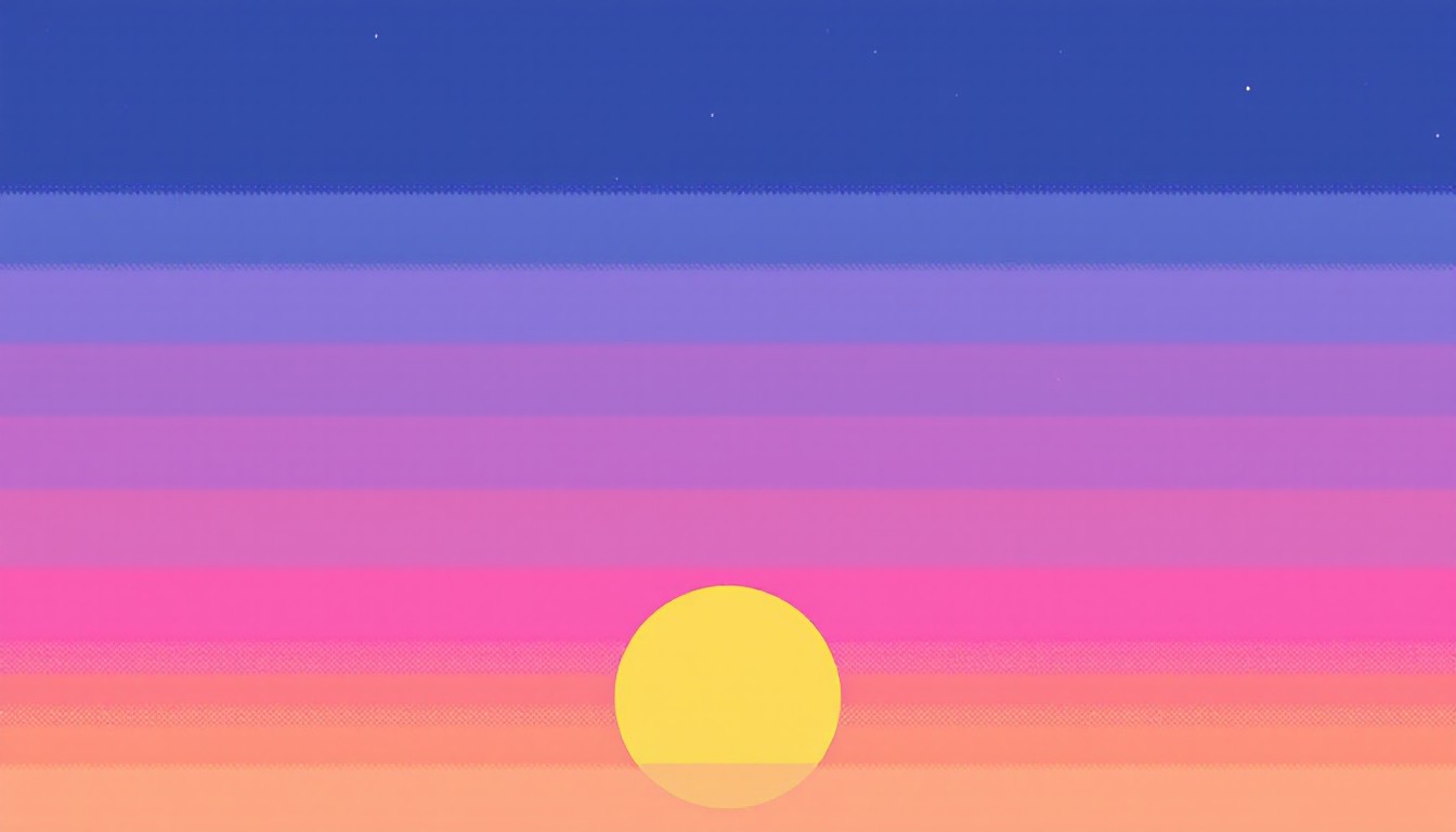 Free Pixel Sunrise Art Image - Sunrise, Sunset, Pixel | Download at ...