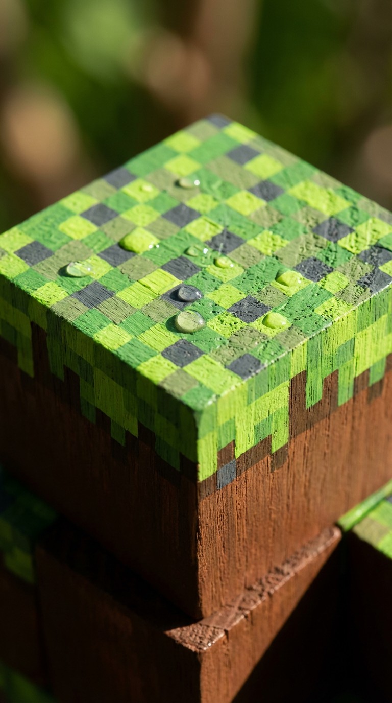 Free Pixelated Wooden Blocks Image - Pixelated, Wooden, Blocks ...
