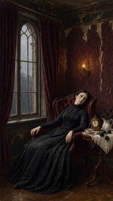 Download Gothic Mourning Portrait Image - Victorian, Gothic, Woman ...