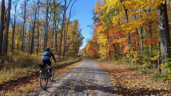 Free Autumn Cycling Journey Image | Download at StockCake
