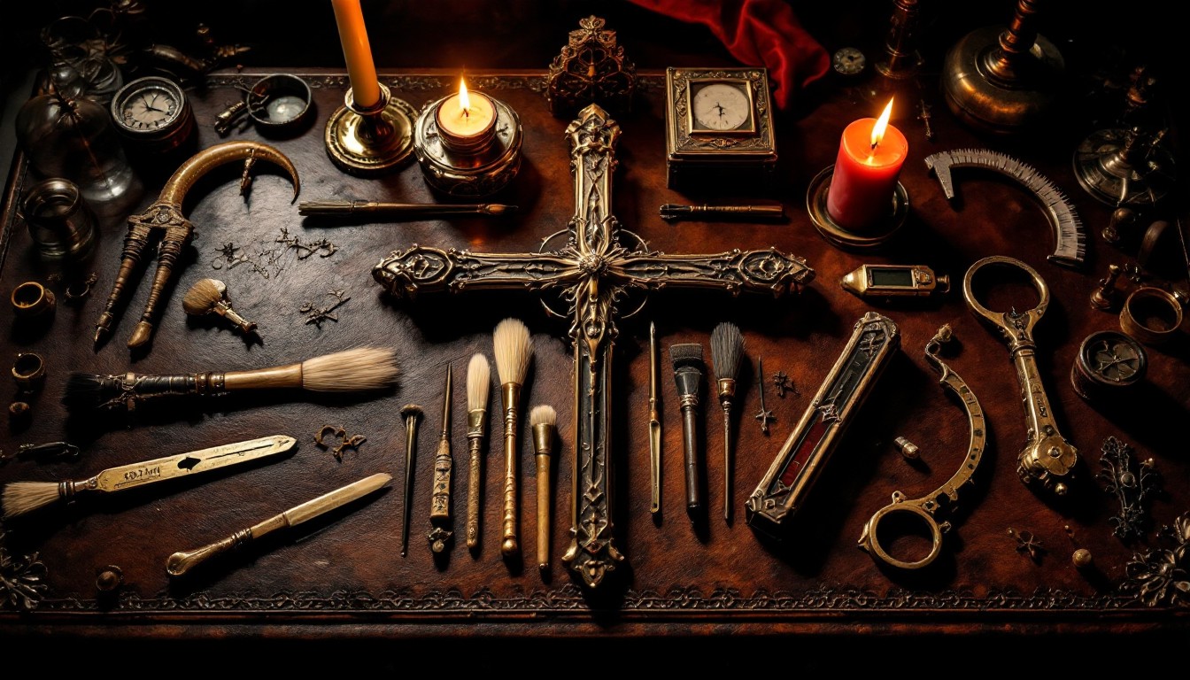 Secular Tools Free Sacred Scientific Tools Image - Gothic, Paleontology, Candlelight ...