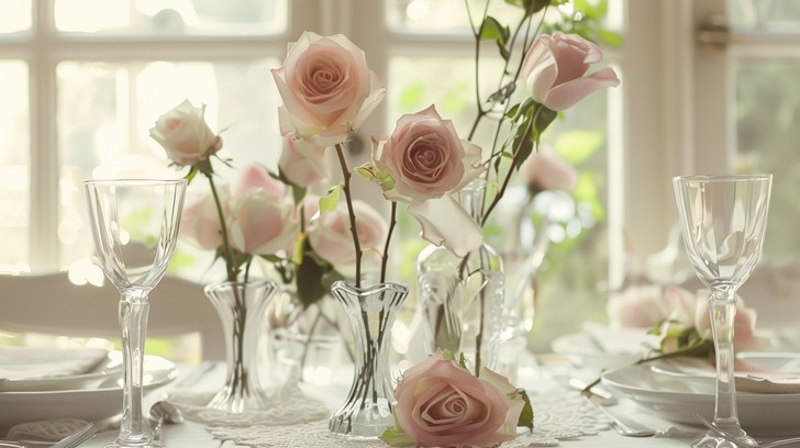 Delicate Setting Free Elegant Table Setting Image | Download at StockCake