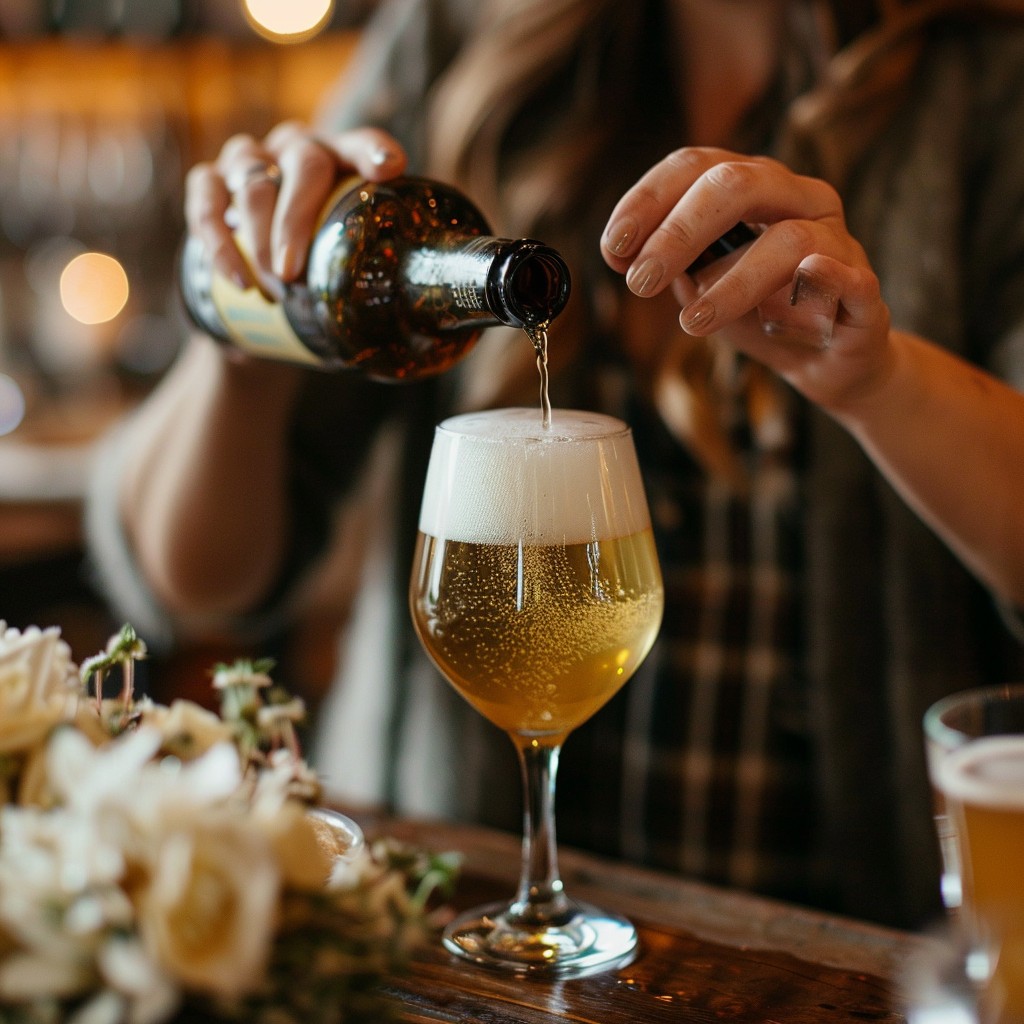 Download Pouring Golden Beer Image - Beer, Pouring, Glass | StockCake