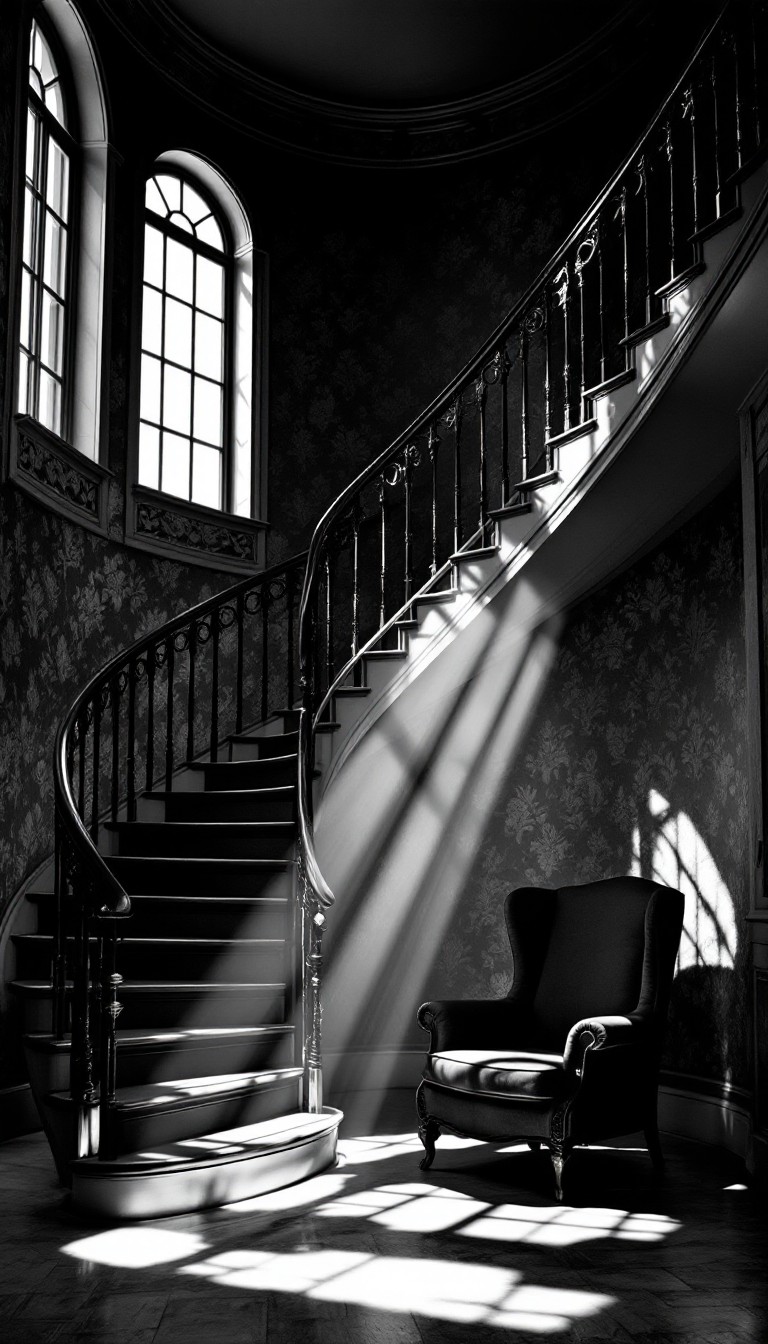 Two Shadows Stairs Free Shadows and Stairs Photo - Victorian, Staircase, Shadows ...