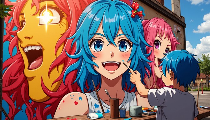 Anime Including Color Free Colorful Anime Squad Image - Anime, Manga, Characters | Download ...