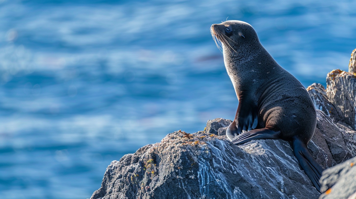 Free Seal on Rocks Image - Seal, Rocks, Ocean | Download at StockCake