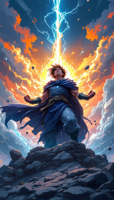 Free Rising Hero Power Image - Hero, Warrior, Anime | Download at StockCake
