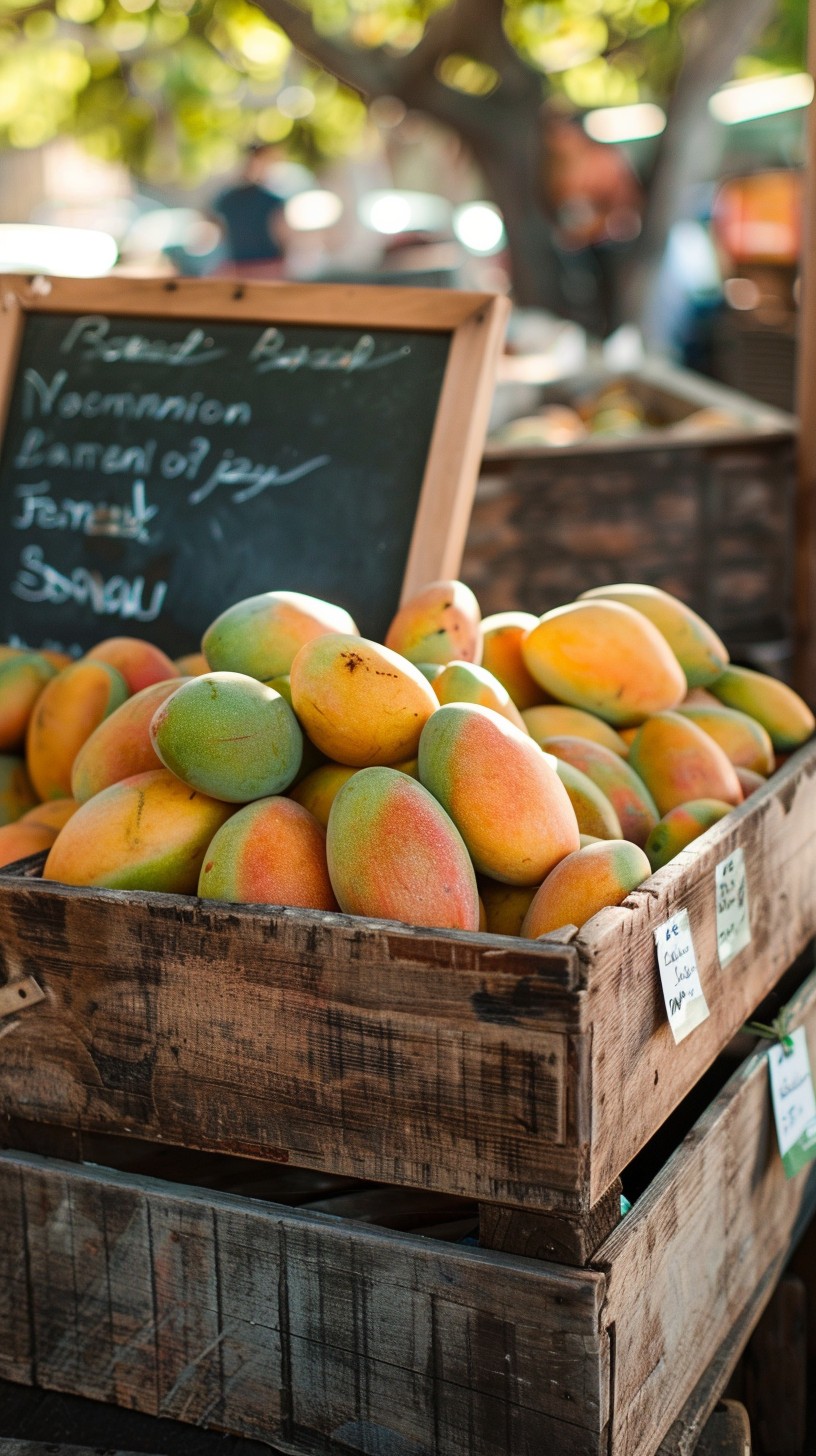 Free Fresh Mango Bounty Image - Mangoes, Market, Fresh | Download at ...