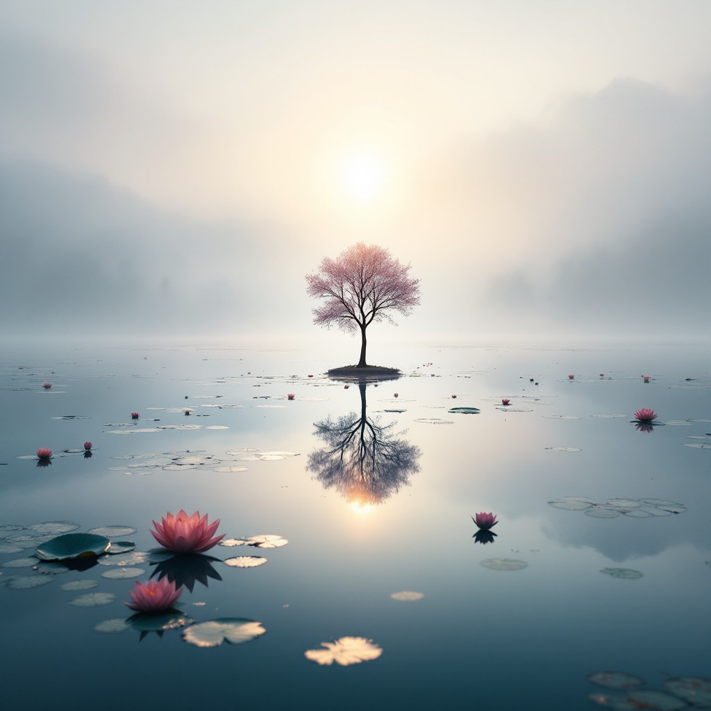 Free Solitary Tree Reflection Image - Reflection, Lake, Tree | Download ...