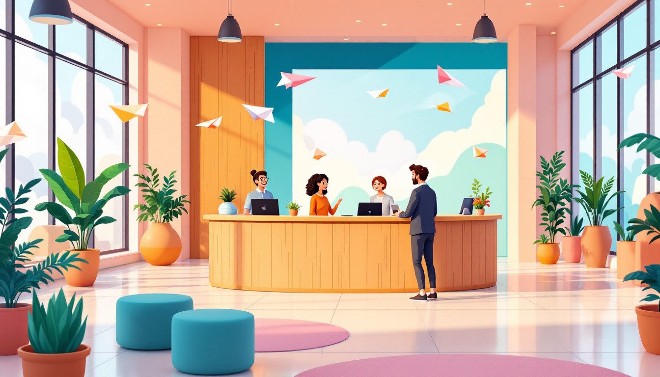 Free Welcoming Modern Reception Image - Reception, Modern, Lobby ...