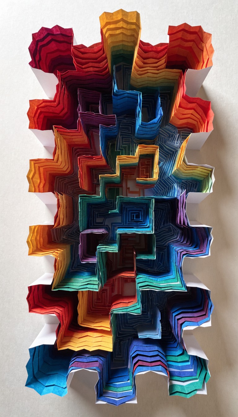 Free Rainbow Paper Maze Image - Maze, Labyrinth, Paper | Download at ...