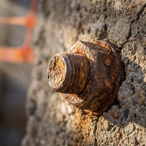 Concrete Rusted Material Free Rusted Bolt Detail Image - Rust, Bolt, Concrete | Download at ...