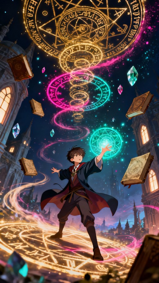 Wizard Runes Anime Free Magical Spellcasting Academy Image - Anime, Manga, Wizard ...