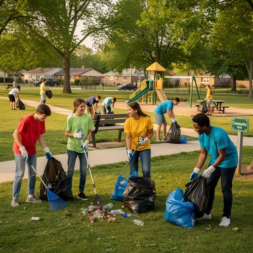 Students Clean Drive Free School Clean-Up Day Image - Teenagers, Students, Cleanup ...
