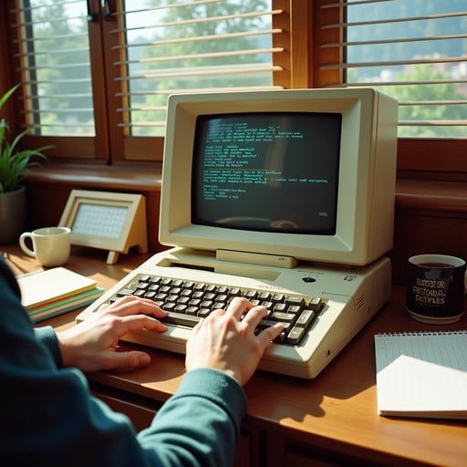 Free Vintage computing workspace Photo - Vintage, Computer, Retro ...