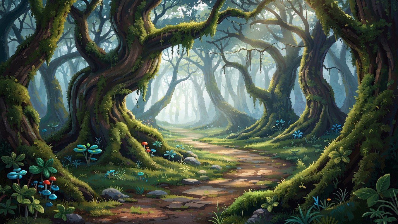 Free Enchanted Forest Pathway Image - Forest, Pathway, Enchanted ...