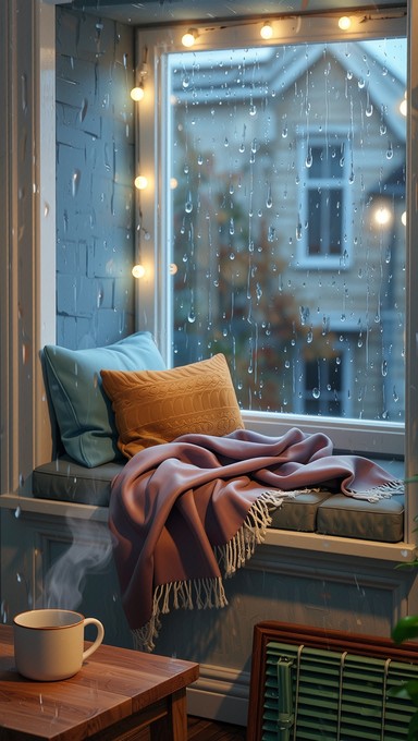 Cozy House Window Raining Free Rainy Window Retreat Image - Cozy, Rain, Window | Download at ...