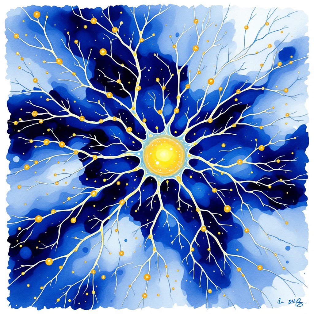 Free Cosmic Neural Bloom Image - Neuron, Cosmic, Watercolor | Download ...