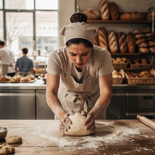 Free Baker kneading dough Image - Baker, Kneading, Dough | Download at ...