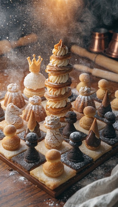 Free Edible Chess Masterpiece Image - Baking, Chess, Pastry | Download ...