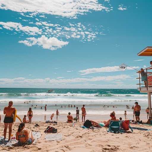 Free Sunny Beach Day Image - Beach, Sun, Sand | Download at StockCake